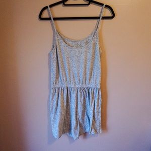 🍀H&M Basics Heather Gray Jersey Knit Romper
